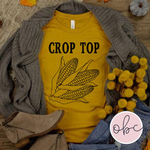 Load image into Gallery viewer, Crop Top Graphic Tee