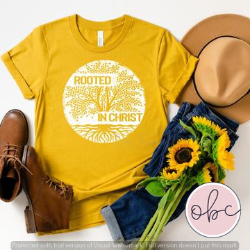 Rooted in Christ Graphic Tee