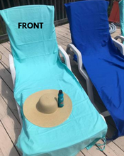Load image into Gallery viewer, Personalized Beach/Pool Chair Cover Towel
