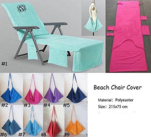 Personalized Beach/Pool Chair Cover Towel