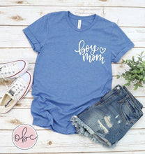 Load image into Gallery viewer, Boy Mom Pocket Graphic Tee