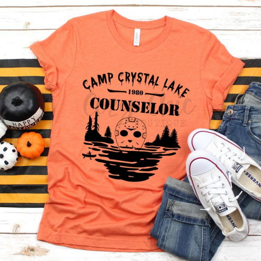 Camp Crystal Lake Counselor Graphic Tee