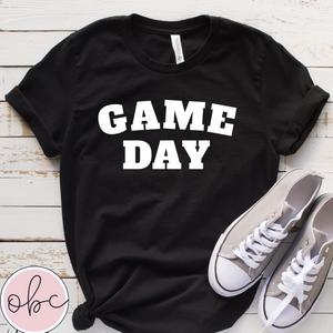 Game Day (White Font) Graphic Tee