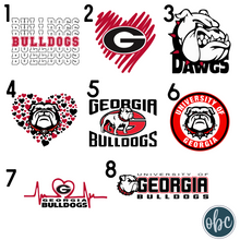 Load image into Gallery viewer, GA Bulldogs Graphic Tee