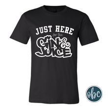 Load image into Gallery viewer, Here for the Gin and Juice Graphic Tee