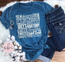 Load image into Gallery viewer, Grey&#39;s Typography Graphic Tee