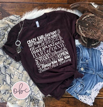 Load image into Gallery viewer, Hart of Dixie Typography Graphic Tee