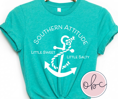 Southern Attitude Little Sweet / Little Salty Graphic Tee