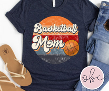 Load image into Gallery viewer, Vintage Basketball Mom Graphic Tee