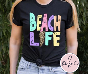 Beach Life (with bolt) Graphic Tee