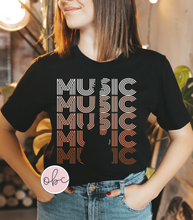 Load image into Gallery viewer, Music Guitar Silhouette Graphic Tee