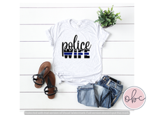 Load image into Gallery viewer, Police Wife Graphic Tee