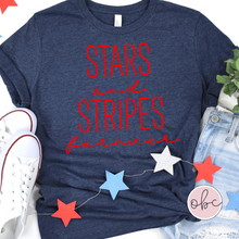 Load image into Gallery viewer, Stars and Stripes Forever Graphic Tee