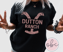 Load image into Gallery viewer, Dutton Ranch Yellowstone Metallic Gold Graphic Tee