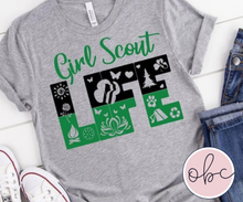 Load image into Gallery viewer, Girl Scout Life Graphic Tee