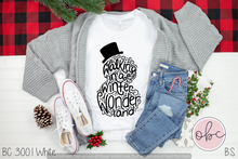 Load image into Gallery viewer, Walking in a Winter Wonderland Snowman Graphic Tee