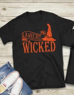 A Wee Bit Wicked Graphic Tee