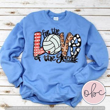 Load image into Gallery viewer, For the Love of the Game Volleyball Graphic Tee